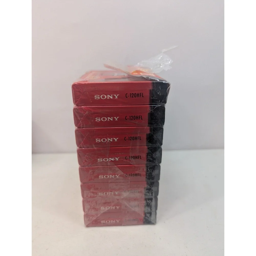 Sony HF 120 High Fidelity Blank Audio Cassette Tapes C 120HFL Sealed Lot of 8